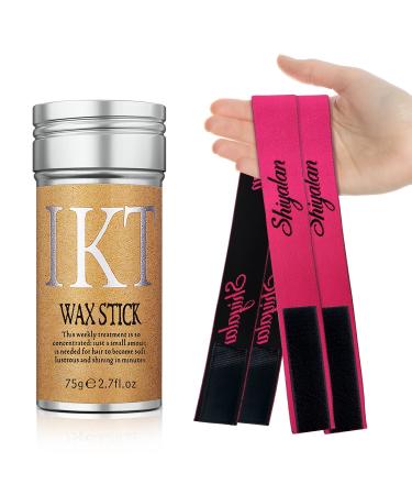 Hair Wax Stick, Wax Stick for Hair, Slick Stick for Hair Non-greasy Styling Hair Pomade Stick, Strong Hold Makes Hair Look Neat and Tidy, 2Pcs - Edge Control Elastic Band for Wigs - Buy Online on GoSupps.com
