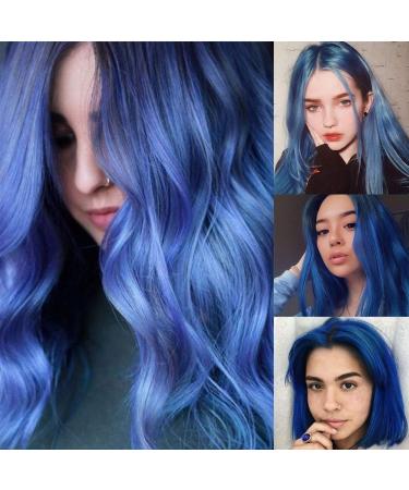 Temporary Blue Hair Wax - Wash Out Color for Men & Women | Hairstyle Cream & Pomade - Buy Online on GoSupps.com