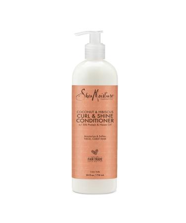 SheaMoisture Coconut and Hibiscus Conditioner for Dry Curly Hair Coconut and Hibiscus Sulfate Free Conditioner  24 Fl Oz - Buy Online on GoSupps.com