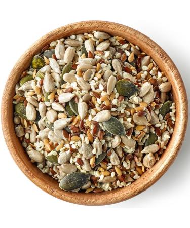 Easy Vibes - Mix of 5 Seeds (500g) | 5 Seeds (Squash Flax Chia Sunflower Sesame) | Ideal for bread salads or yogurts - Buy Online on GoSupps.com