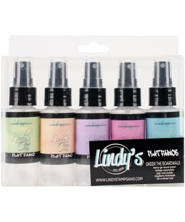 Lindy's Stamp Gang Flat Fabios Set Under The Boardwalk 5 Per Package