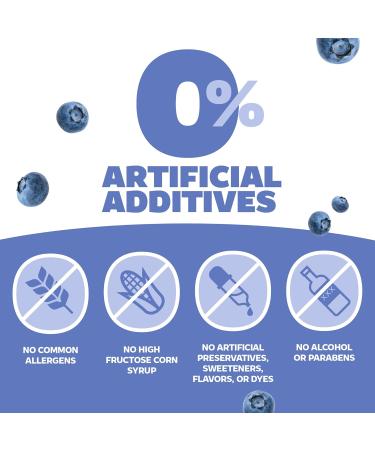 Genexa Kids Nighttime Cough Medicine - Organic Blueberry Liquid Cough Suppressant for Kids 6+ | 4 Fl Oz | Temporary Relief for Cough Runny Nose & Sneezing - Buy Online on GoSupps.com