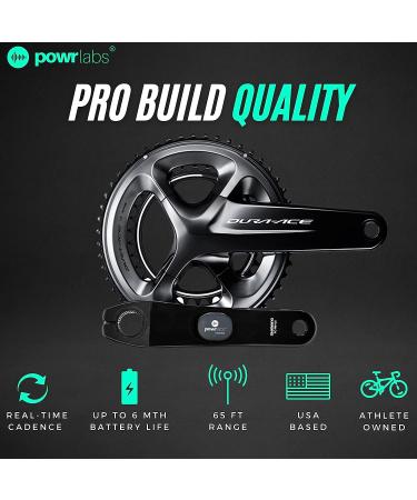 POWR LABS Bike Cadence Speed Sensor - Bluetooth & ANT+ Compatible with Garmin, Wahoo, Zwift, KICKR - Ideal for Spin Bikes - Buy Online on GoSupps.com