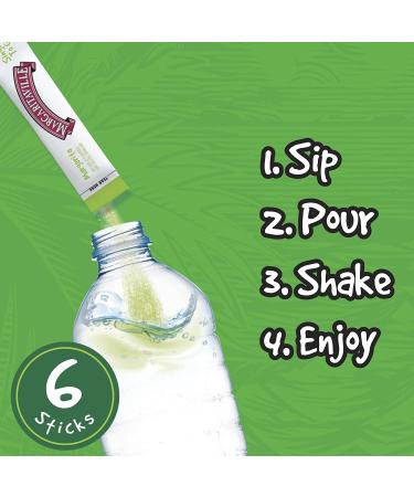 Margaritaville Singles to Go Water Drink Mix - Margarita Flavored Non-Alcoholic Powder Sticks | 72 Servings, 0.65oz per Pack (Pack of 12) - Buy Online on GoSupps.com