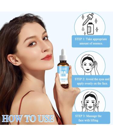 Hyaluronic Acid Serum for Face 95% Hyaluronic Acid & Vitamin C+E - Anti Wrinkle + Anti Aging Hydrochloric Acid Face Serum - Antiaging Hydrating Serums Skincare Dark Spot Remover for Face - Buy Online on GoSupps.com