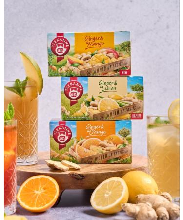 DEKOND TEEKANNE - Ginger and lemon tea - Fruit teas with lemon and ginger - 6 x 20 Tb - Buy Online on GoSupps.com