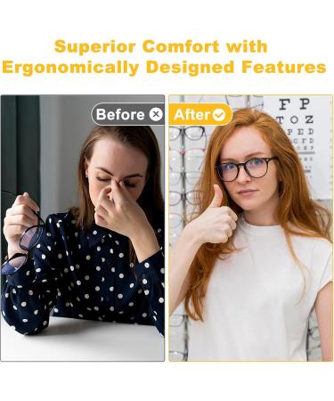 Curred 20 Pairs Silicone Glasses Nose Pads - Self-Adhesive Non-Stick 3mm Thick Airbag Nose Pads for Glasses & Sunglasses (White) - Buy Online on GoSupps.com