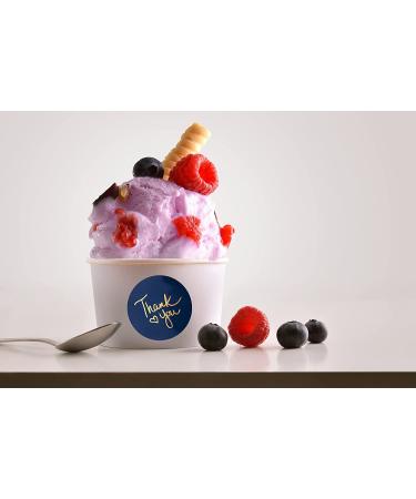 500 Self-Adhesive 2 Thank You Stickers | Waterproof with Gold Foil Design - Perfect for Small Businesses | 4 Classic Colors - Buy Online on GoSupps.com