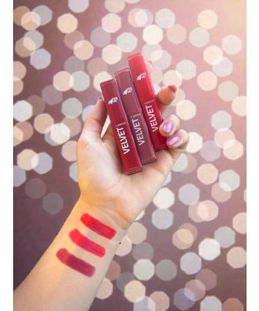  Yes Love 3-shade velvet matte lipstick set lipstick kit red shades 3 shades lipstick stick - Buy Online on GoSupps.com