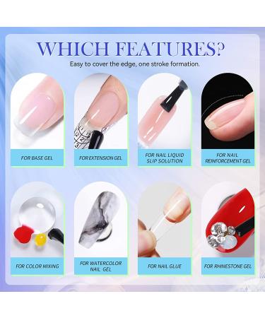 Born Pretty 8 in 1 Nail Glue Gel Kit - Acrylic Nail Extension, Repair & Base Gel - Buy Online on GoSupps.com