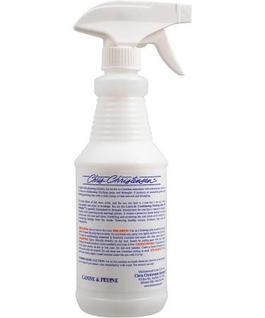 Chris Christensen Ice on Ice Detangler & Finishing Dog Spray - Professional Grooming Results | 16 oz - Buy Online on GoSupps.com