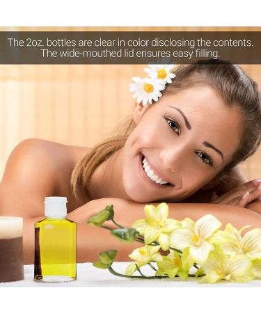 40pcs 2oz Clear Travel PET Plastic Bottles with Flip Top Caps - BPA-Free & Refillable - Buy Online on GoSupps.com