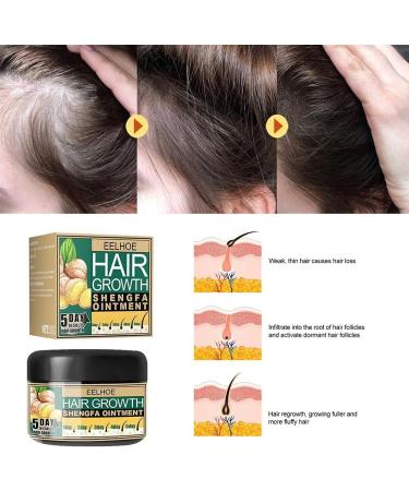 CeFoney Hair Growth 30G Ginger Scalp Massage Cream - Natural Deep Cleansing & Hydrating Treatment - Buy Online on GoSupps.com