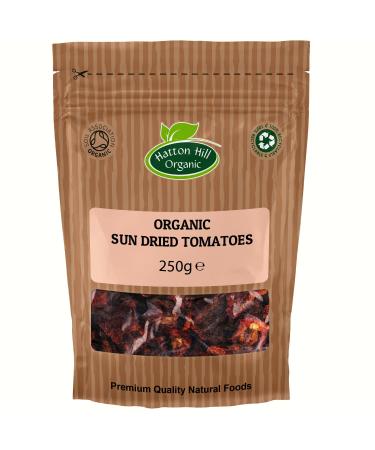 Organic Sun Dried Chopped / Diced Tomatoes 250g by Hatton Hill Organic - Free UK Delivery