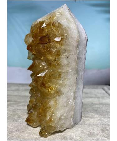 Amethyst Rough Stone Tower Natural Citrine Amethyst Raw Quartz Purple Crystal Cluster Stones Specimen Home Decoration Crafts Gift Wand - Buy Online on GoSupps.com