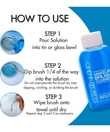 Cinema Secrets Professional Makeup Brush Cleaner 2 fl oz Vanilla - Buy Online on GoSupps.com