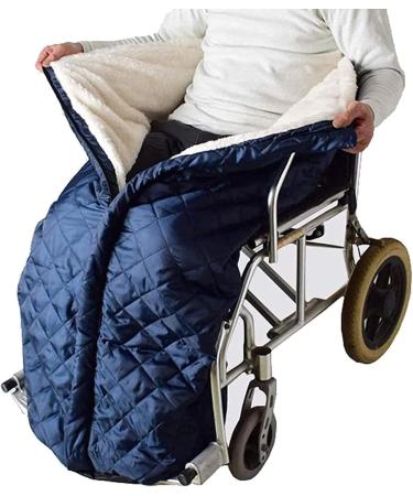 Winter Wheelchair Warm Blanket Waterproof Wheelchair Warmer Cover Blanket Fleece Lined Warm and Comfortable Wheelchair Mobility Scooter and Electric Scooter Blanket - Buy Online on GoSupps.com