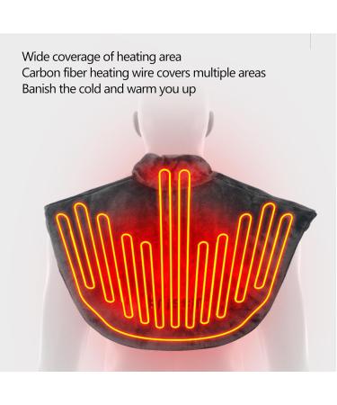 Zceplem Heated Pillows & Scarves for Shoulder & Neck Relief - Electric Skin-Friendly Rapidly Heating Warmer for Men & Women - Buy Online on GoSupps.com