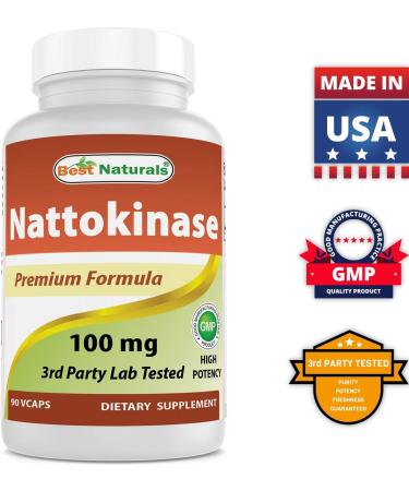 Best Naturals Nattokinase 2000 Fu 100 Mg 90 Veg Capsules (90 Count (Pack of 2)) - Buy Online on GoSupps.com