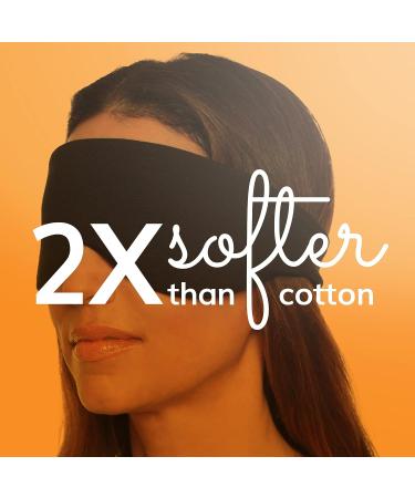 HappyLuxe Escape Sleep Mask - Lightweight, Breathable Jet Black Eye Mask for Home and Travel - Buy Online on GoSupps.com