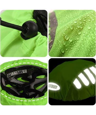 NVTRSD Bicycle Helmet Rain Protection | Windproof Breathable & Waterproof Helmet Cover | Reflective Rain Hood for All Helmets - Buy Online on GoSupps.com
