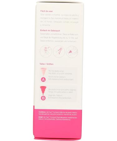 Buy INTIMINA Lily Cup Compact Menstrual Cup Size B - Eco-Friendly Reusable Period Solution for All Women - Fast International Shipping - Buy Online on GoSupps.com