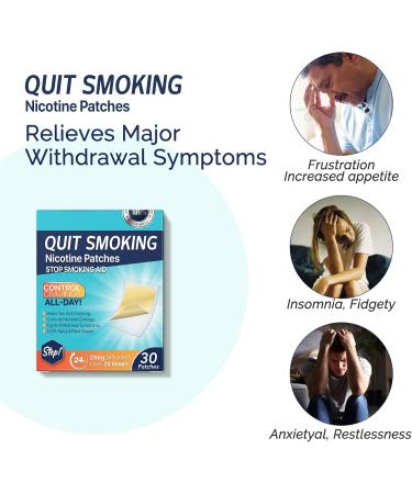 Stop Aid Step 1 Quit Patch 21mg | 30 Patches | 24-Hour Relief - Buy Online on GoSupps.com