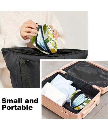 Lemon Floral Sanitary Napkin Storage Bag - Portable Period Kit for Women, Girls, and Ladies - Menstrual Cup & Tampon Pouch - Color 9 - Buy Online on GoSupps.com