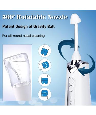 Dr.Shark Electric Sinus Cleaner: Cordless Nasal Irrigation System for Effective Sinus Relief - Buy Online on GoSupps.com