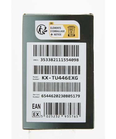 Panasonic KX-TU446EXG Senior Cell Phone - Shockproof SOS Button Large Display & Keys - No Contract - Gray - Buy Online on GoSupps.com