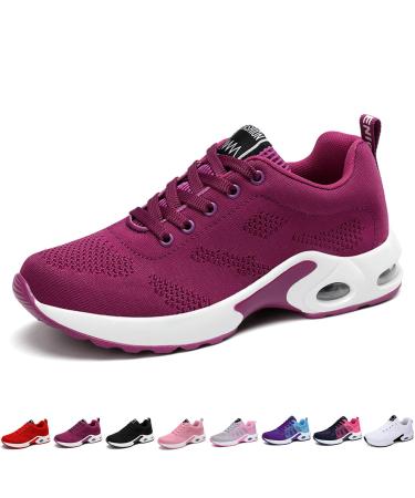 Orthowalk for Pain-Free Feet Orthopedic Shoes Lightweight Sports Shoes Women (42 Purple) 42 EU Purple