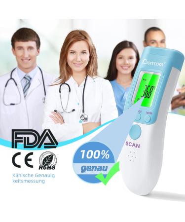 Berrcom Digital Infrared Forehead Thermometer for Babies - Contactless Fever Alarm C/ F Switch 3 Colors - Buy Online on GoSupps.com