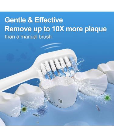 Replacement Toothbrush Heads for Waterpik & AquaSonic Duo | 10 Count | Best Electric Toothbrush Accessories - Buy Online on GoSupps.com