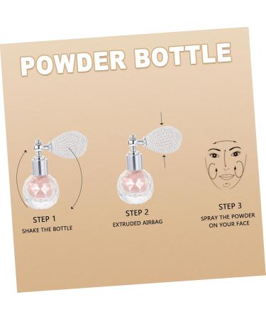 POPETPOP 3 Pcs Body Air Bag Powder Makeup Highlighter Shimmering Spray Powder Highlighter Glitter Bottle Face Pinkx3pcs mediumx3pcs - Buy Online on GoSupps.com