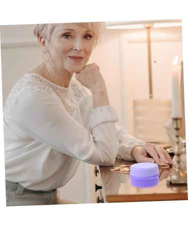 minkissy 3 Sets Cream Box Cosmetic Jar with Spoon Lotion Dispenser Jar Cosmetic Lotion Bottle Durable Cream Storage Jar Cream Jar with Spoon Silica Gel Storage Box Portable Purple Travel - Buy Online on GoSupps.com