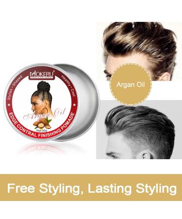 Buy Argan Oil Morocco Hair Wax - Long-Lasting Styling Cream for 24 Hour Hold | Unisex Hair Gel & Edge Wax - International Shipping - Buy Online on GoSupps.com
