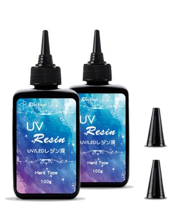 JDiction UV Resin Upgrade 200g Low Viscosity Hard Thin UV Resin with Super  Crystal Clear Resin Kit for Jewelry Casting Coating and DIY Craft