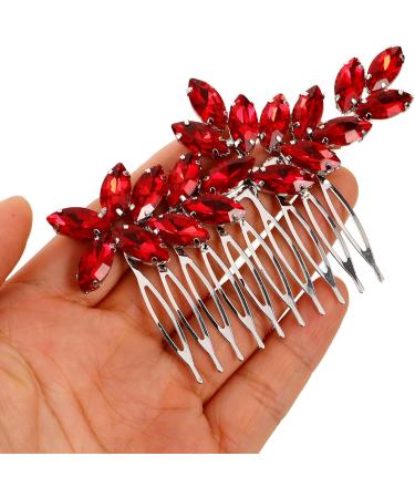 Healeved Bride Comb Clip Rhinestone Hair Comb Decorative Wedding Bridal Wedding Hair Pieces for Brides Hair Comb Clip - Buy Online on GoSupps.com