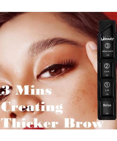 Libeauty Brow Lift & Lamination Kit - 3 Minute Eyebrow Perm for Fuller Brow Look and Curled Eyelashes | Home Perming Kit - Buy Online on GoSupps.com