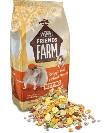 Supreme Tiny Friends Farm Reggie Rat and Mimi Mouse Tasty Mix 2lb - Nutritious Diet for Small Pets - Buy Online on GoSupps.com