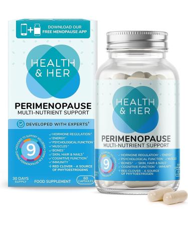 Health & Her Perimenopause Multi-Nutrient Support & Vegan Omega+ Bundle - Vital Perimenopause Support - 1 Month Supply - Buy Online on GoSupps.com