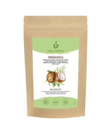 Buy 1kg Unsweetened Dried Coconut Flakes - 100% Natural Pure & Vegan - International Shipping Available - Buy Online on GoSupps.com