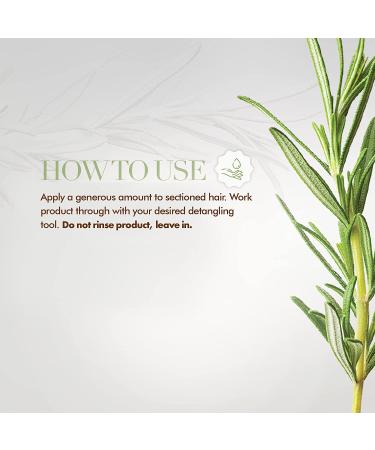 Mielle Organics Rosemary Mint Strengthening Leave-In Conditioner - Smoothing & Weightless Hair Treatment - Buy Online on GoSupps.com
