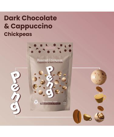 Buy 12 x 110g PENG Finer Vegan Chocolate & Cappuccino Chickpeas - Protein-Rich Snacks in Resealable Packaging for Guilt-Free Indulgence - Buy Online on GoSupps.com