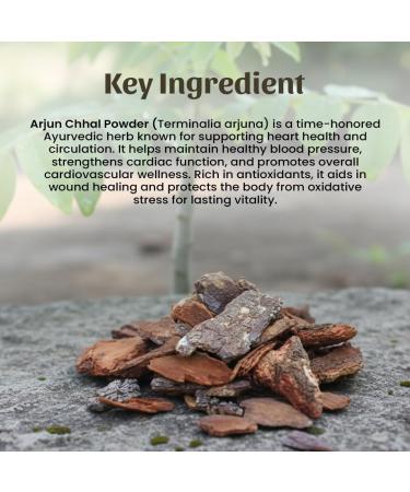 Arjun Chhal | Arjuna Chaal | Terminalia Arjuna Powder - 300 GM - Buy Online on GoSupps.com