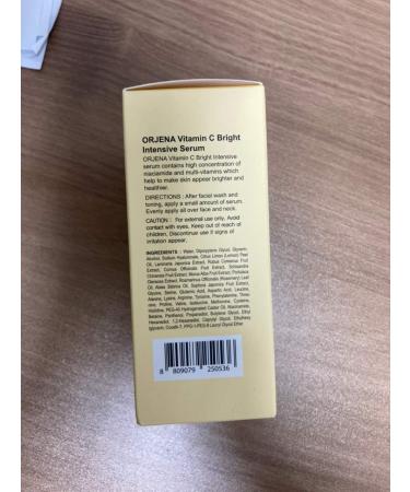 Orjena Vitamin C Bright Intensive Facial Serum - Korean Skin Care | K Beauty for Radiant Skin - Buy Online on GoSupps.com