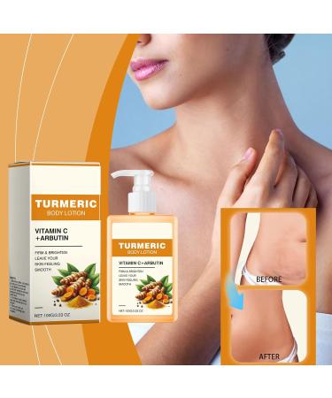 Turmeric Body Lotion Turmeric Body Lotion Improve Skin Tightening Deep Hydration Repair Dry Skin Turmeric Body Treatment Lotion For Smooth Skin (3) - Buy Online on GoSupps.com