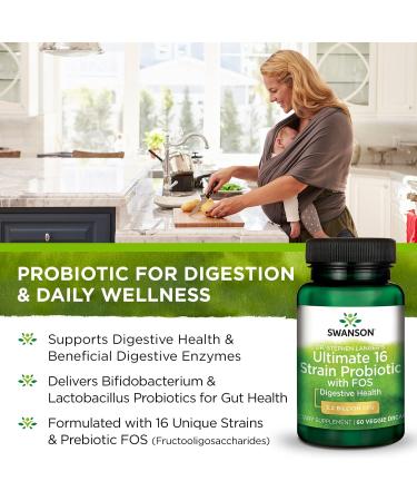 Swanson Dr. Stephen Langer's Formula - Natural Probiotic with Prebiotic FOS - 60 Veggie Capsules - Buy Online on GoSupps.com