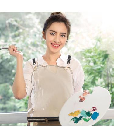 Beavorty Hair Stylist Apron Barber Cape Hair Cutting Cape TPU Hairstylist Bib For Painting Arts Craft Kitchen Cooking Aprons - Buy Online on GoSupps.com