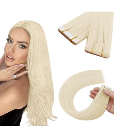 Youngsee injection tape extensions real hair female blond 55cm virgin hair tape in extensions female blond real hair extensions tape remy hair extensions real hair tape smooth 5pcs 12.5g #1000 55 cm 5 pcs virgin- #1000